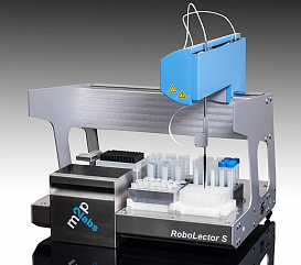 Robotic media preparation station, RoboLector S