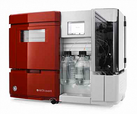 Medium pressure chromatography system (50 bar) AKTA avant 150, development of scalable preparative biomolecule purification processes