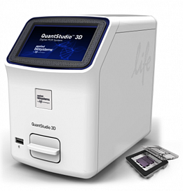 QuantStudio 3D system for digital PCR on a chip