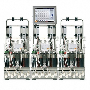 Bioreactor for cells vessels 750 ml or 1 l, Multifors-2 Cell