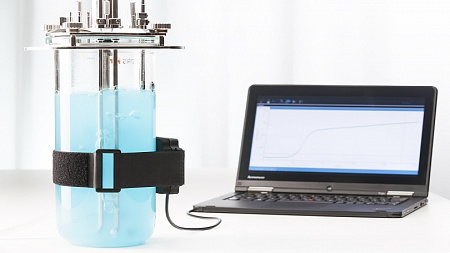 Sensor for non-invasive online monitoring of biomass in BioR bioreactors